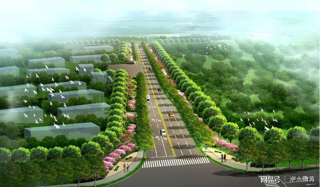 城市道路KK体育绿化工程设计第四篇：标准段如何做出新高度(图1)