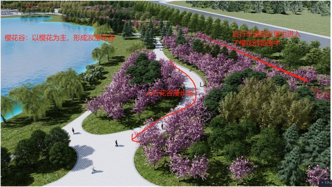 部分效果图来啦！邢台东环城水系绿道项目设计方案出炉！KK体育(图5)