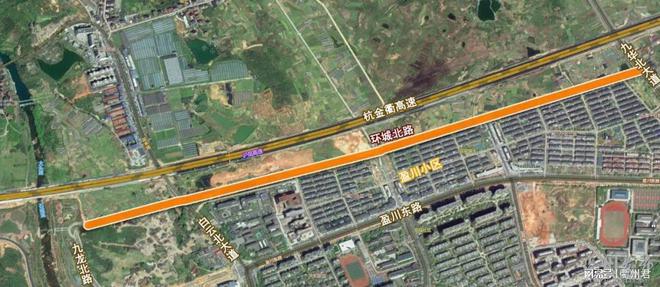 看智慧新城环城北路段道路工程总平面图公示！龙珠体育app(图1)